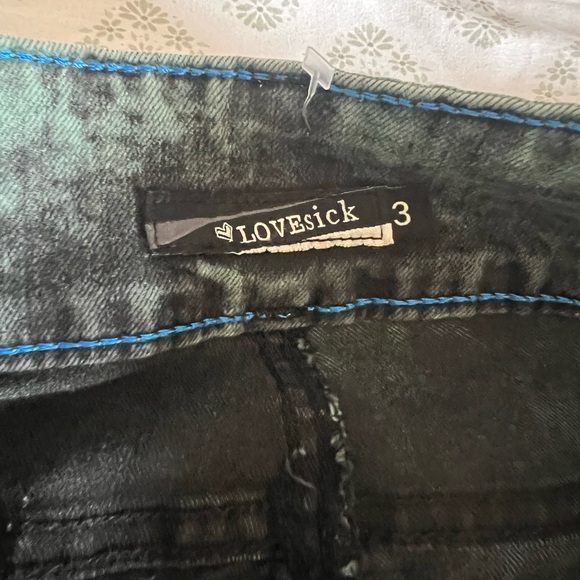 green ripped jeans - Picture 2 of 2